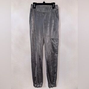 Zara Satin Silver Pants